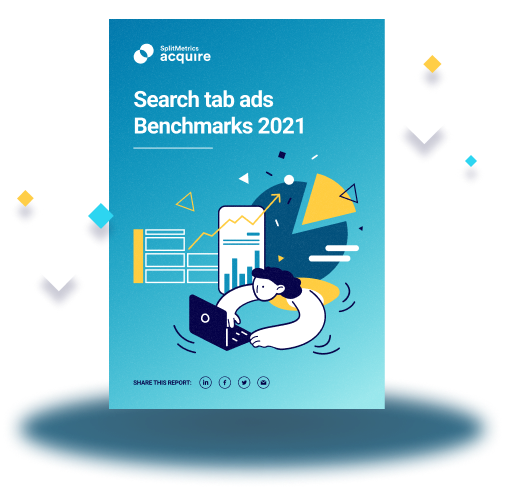 Search tab ads Benchmarks 2021